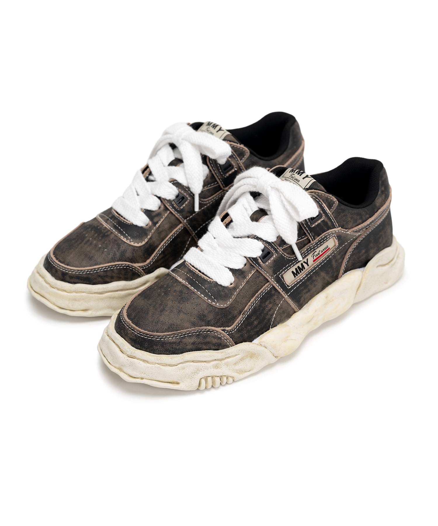 【EXCLUSIVE EDITION】"PARKER" OG Sole Shaved Leather Low-top Sneaker