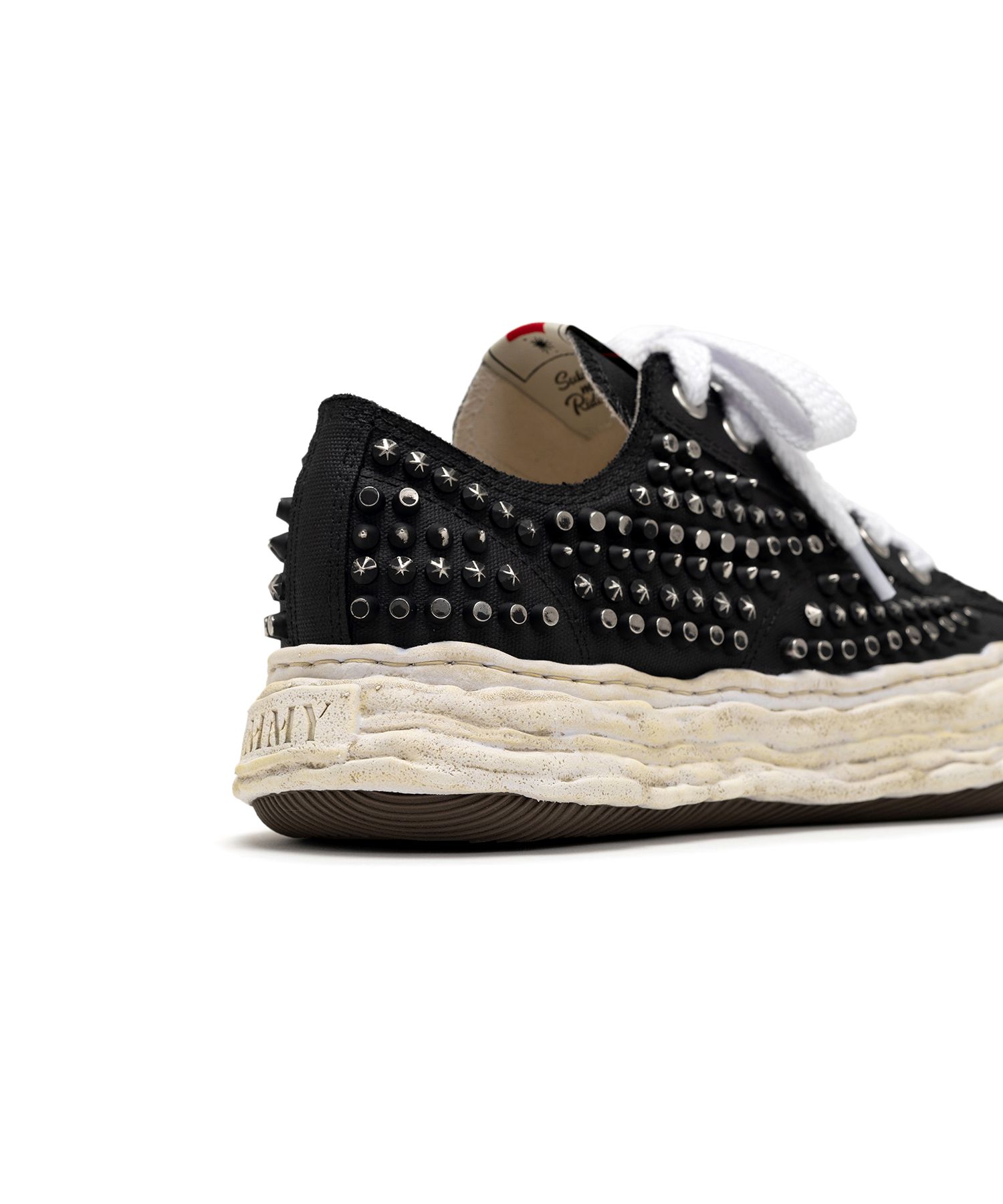 "PETERSON23"OG Sole Studded Canvas Low-top Sneaker