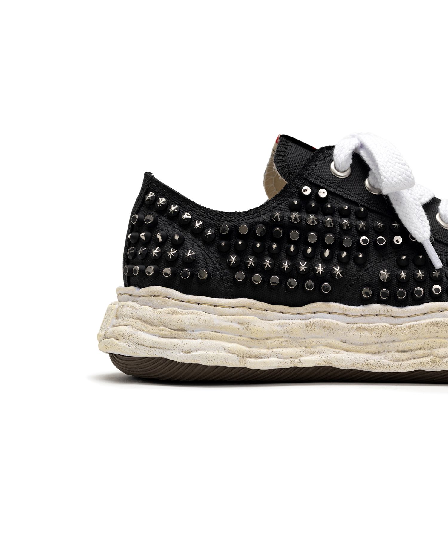 "PETERSON23"OG Sole Studded Canvas Low-top Sneaker