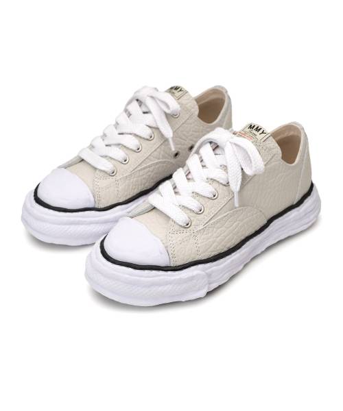 "PETERSON23" OG Sole Monster Leather Low-top Sneaker