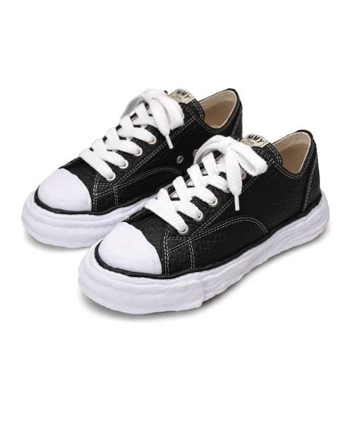 "PETERSON23" OG Sole Monster Leather Low-top Sneaker