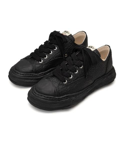 "PETERSON23" OG Sole Monster Leather Low-top Sneaker