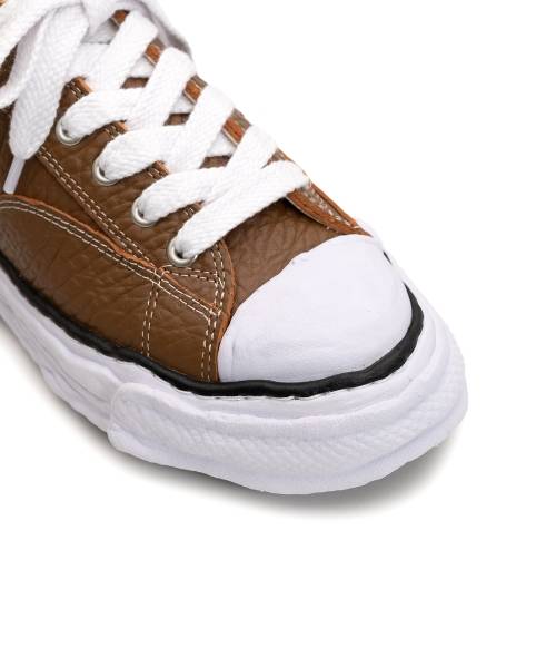 "PETERSON23" OG Sole Monster Leather Low-top Sneaker