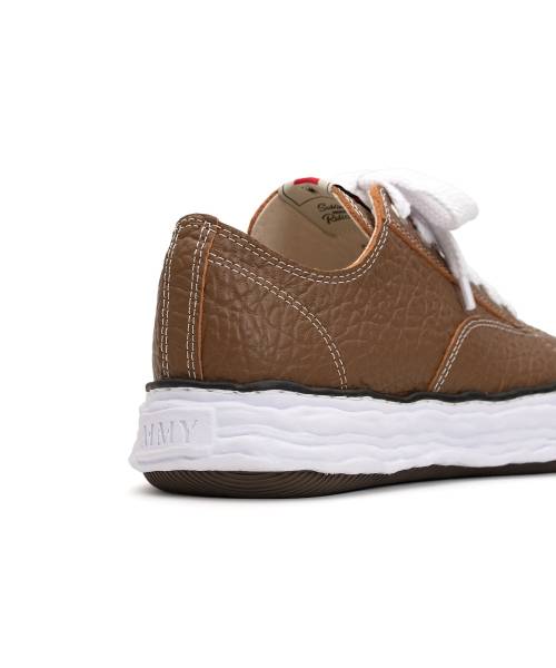 "PETERSON23" OG Sole Monster Leather Low-top Sneaker