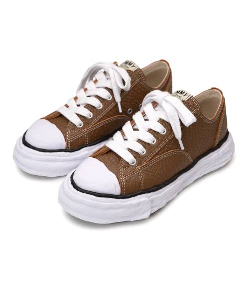 "PETERSON23" OG Sole Monster Leather Low-top Sneaker