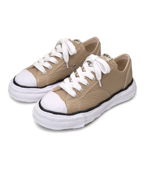 "PETERSON23" OG Sole Monster Leather Low-top Sneaker