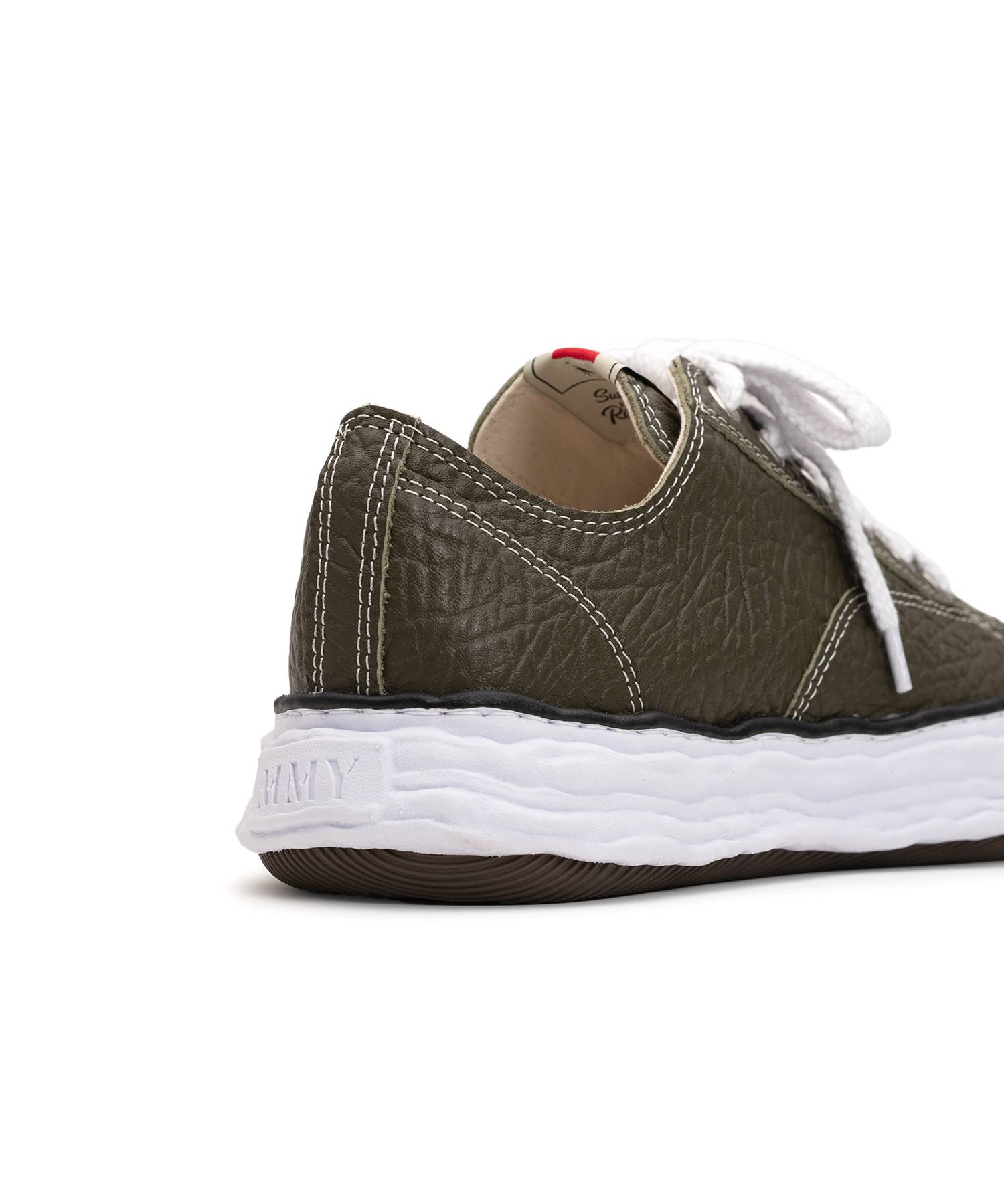 "PETERSON23" OG Sole Monster Leather Low-top Sneaker