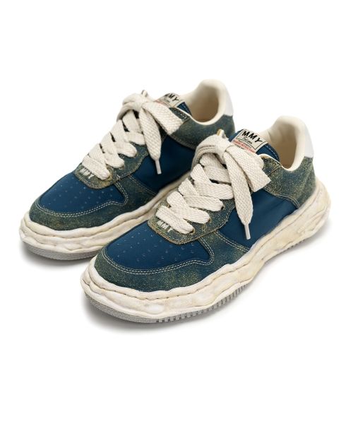 "WAYNE" OG Sole Mix Material Low-top Sneaker