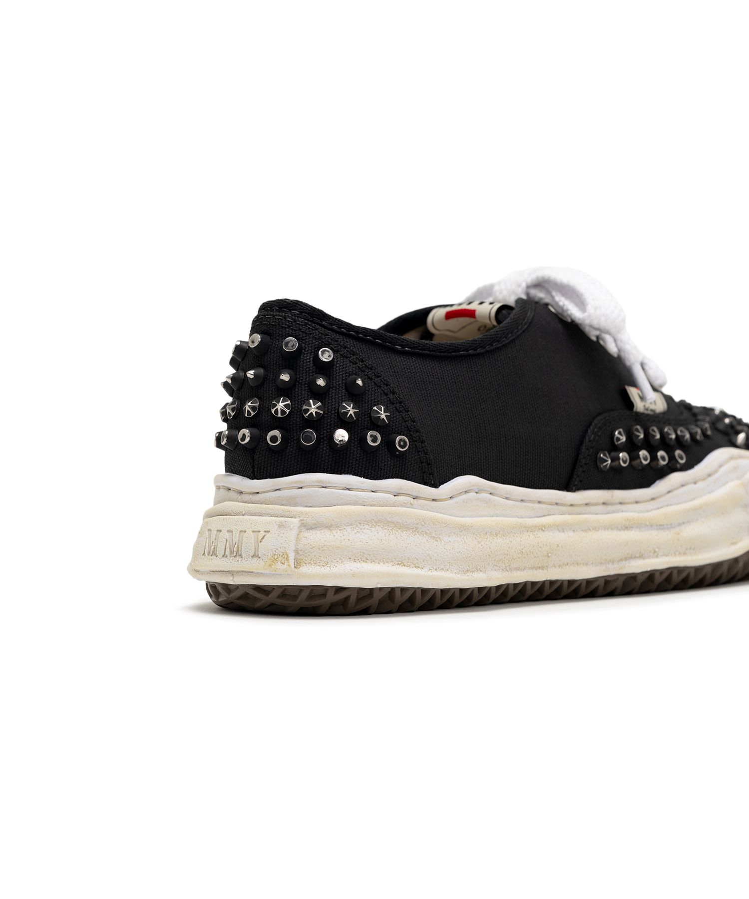 "BAKER" OG Sole Studded Canvas Low-top Sneaker
