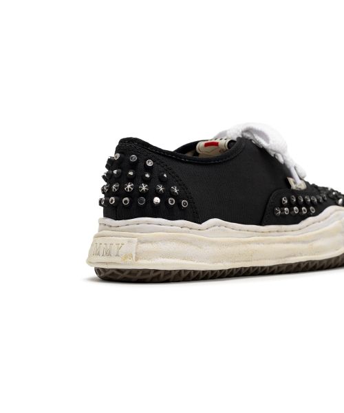 "BAKER" OG Sole Studded Canvas Low-top Sneaker