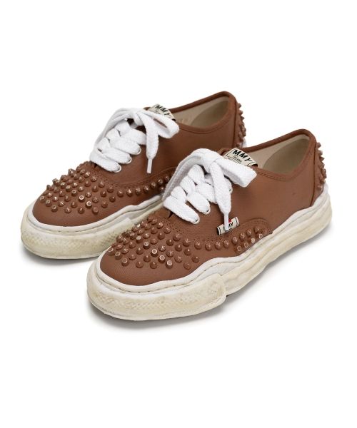 "BAKER" OG Sole Studded Canvas Low-top Sneaker
