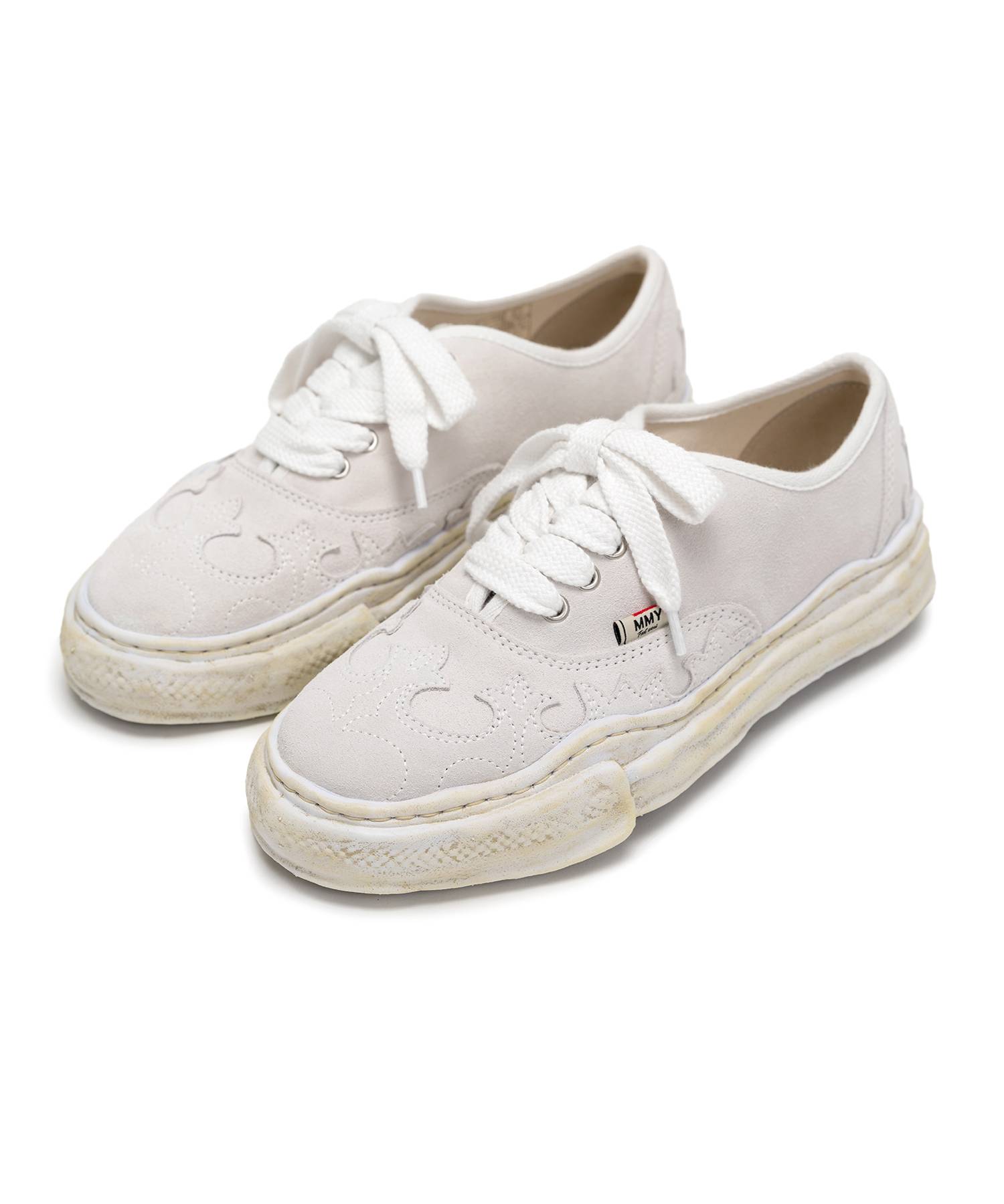 "BAKER" OG Sole Western Detail Suede Low-top Sneaker