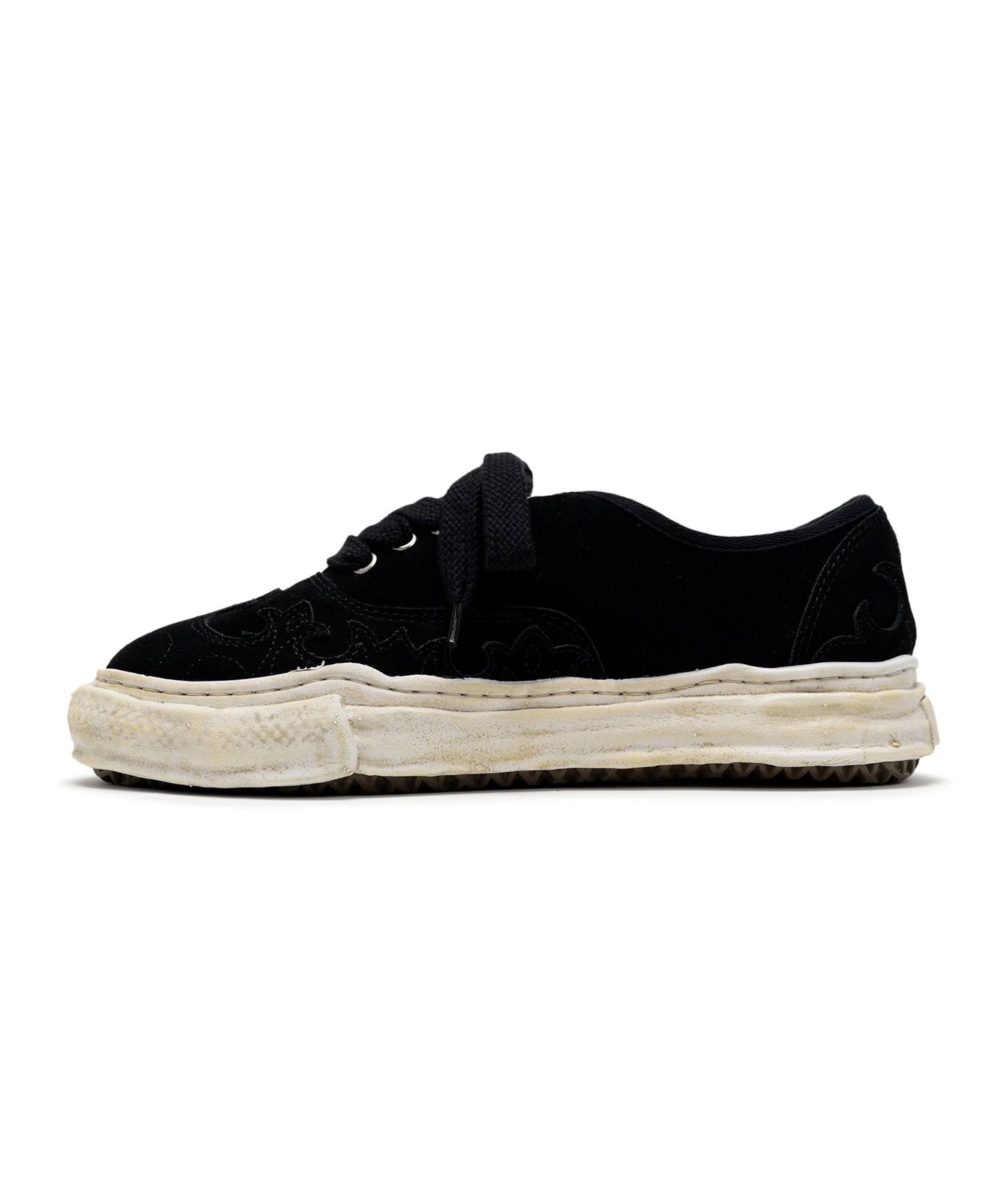 "BAKER" OG Sole Western Detail Suede Low-top Sneaker