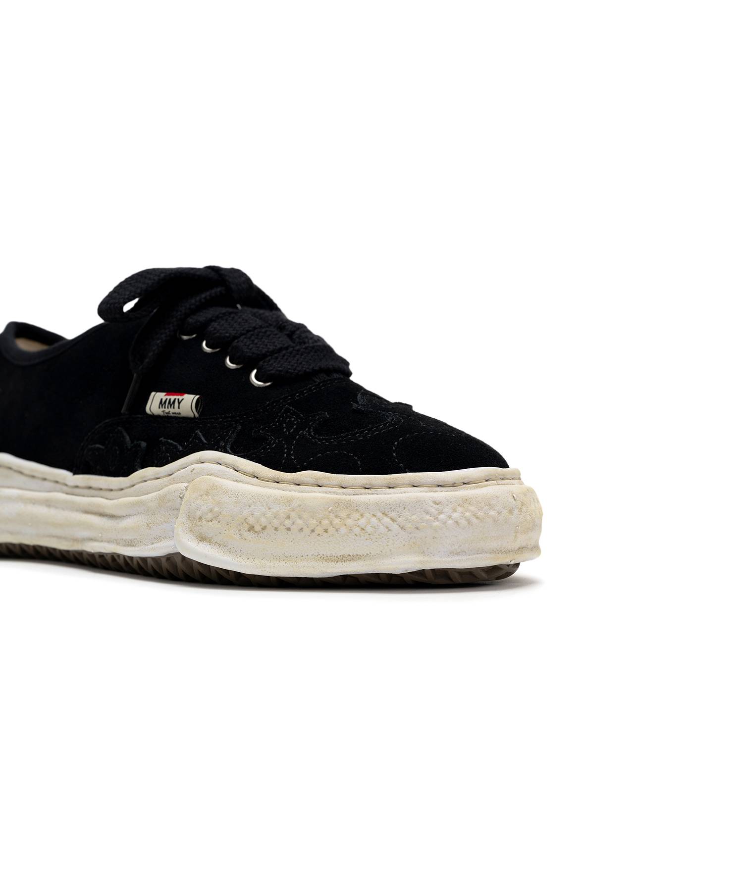 "BAKER" OG Sole Western Detail Suede Low-top Sneaker