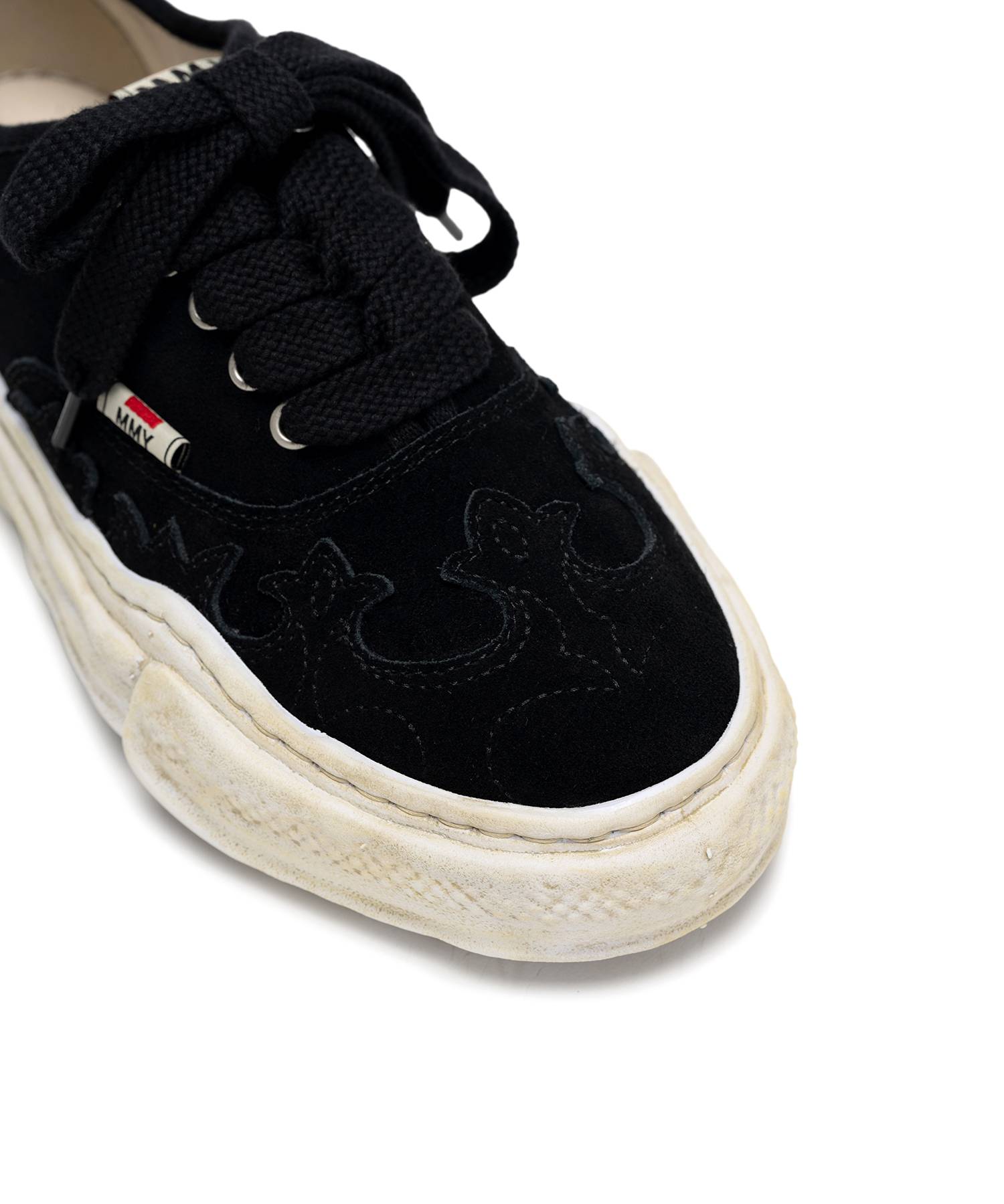 "BAKER" OG Sole Western Detail Suede Low-top Sneaker