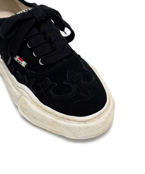 "BAKER" OG Sole Western Detail Suede Low-top Sneaker