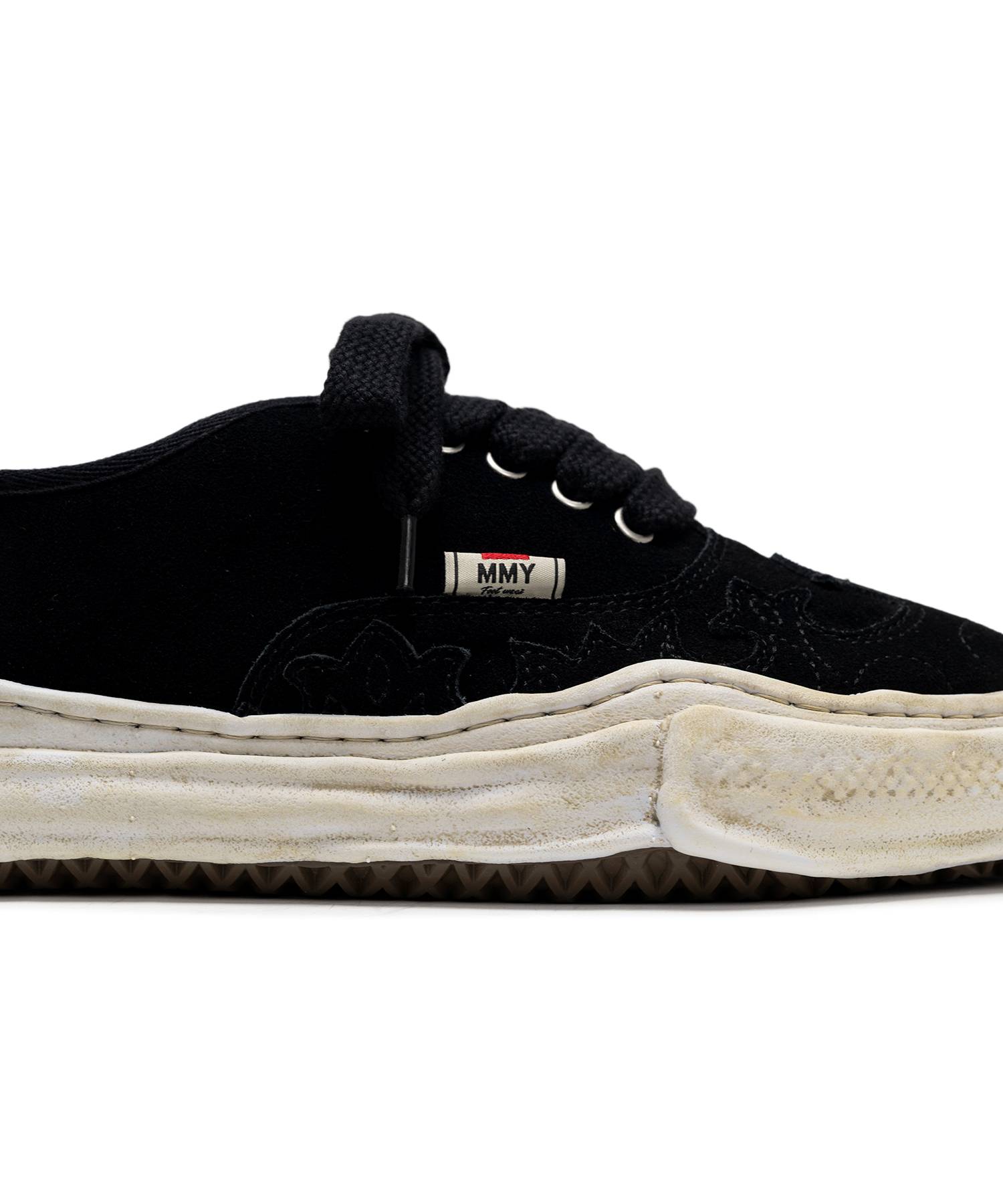 "BAKER" OG Sole Western Detail Suede Low-top Sneaker