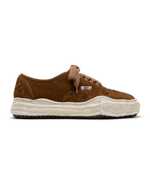 "BAKER" OG Sole Western Detail Suede Low-top Sneaker