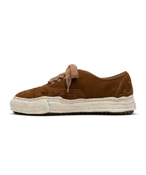 "BAKER" OG Sole Western Detail Suede Low-top Sneaker