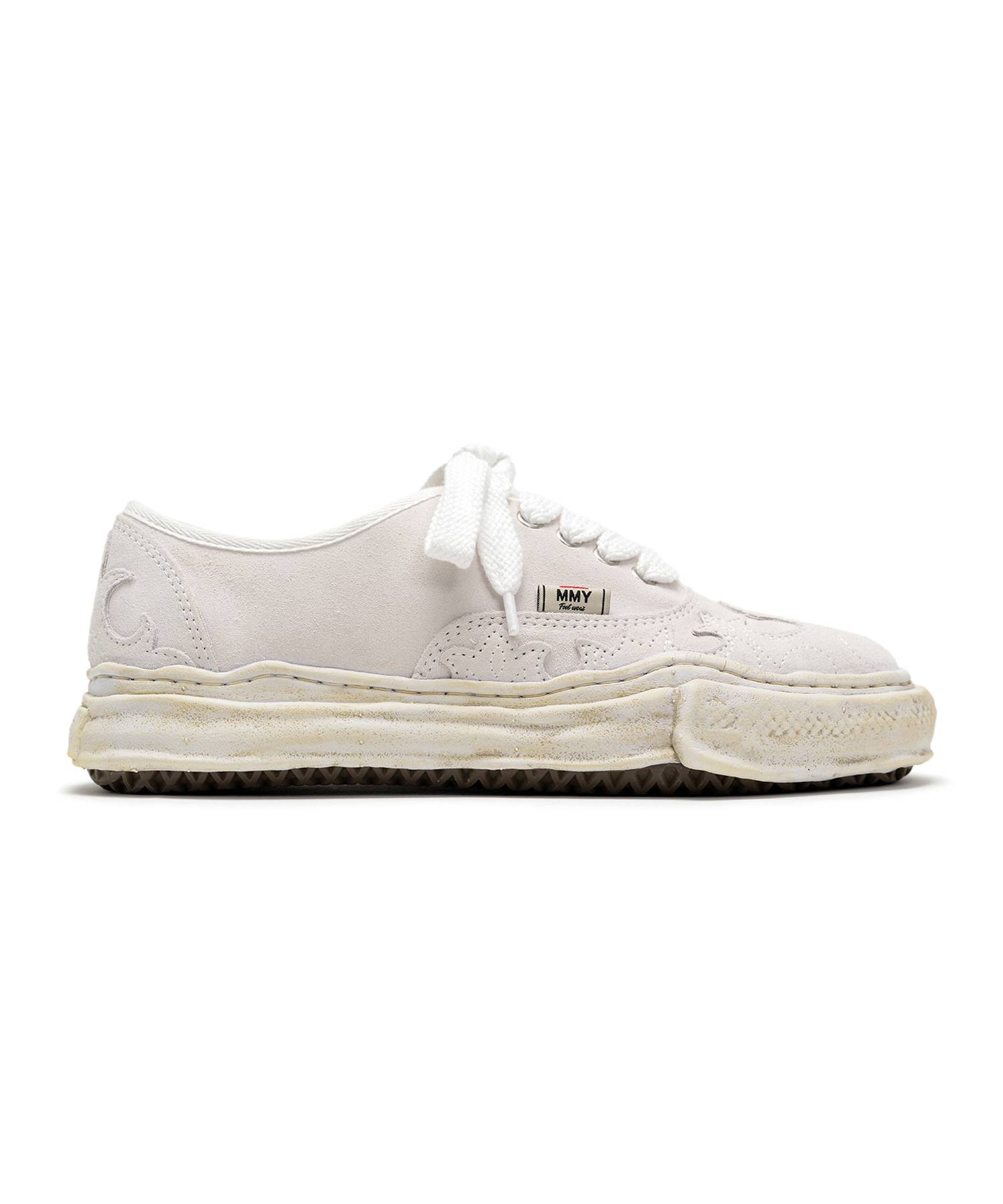 "BAKER" OG Sole Western Detail Suede Low-top Sneaker