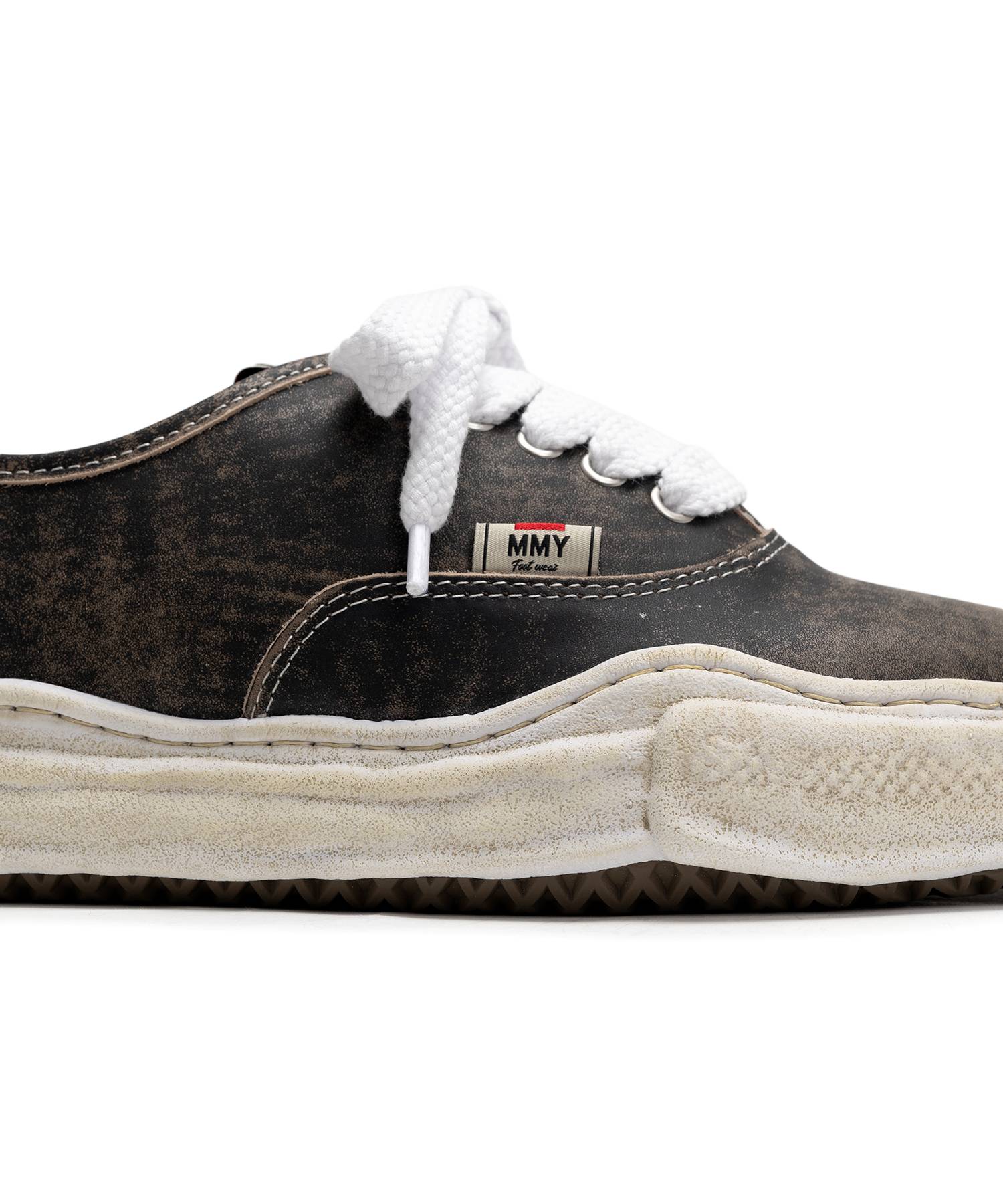 【EXCLUSIVE EDITION】"BAKER" OG Sole Shaved Leather Low-top Sneaker