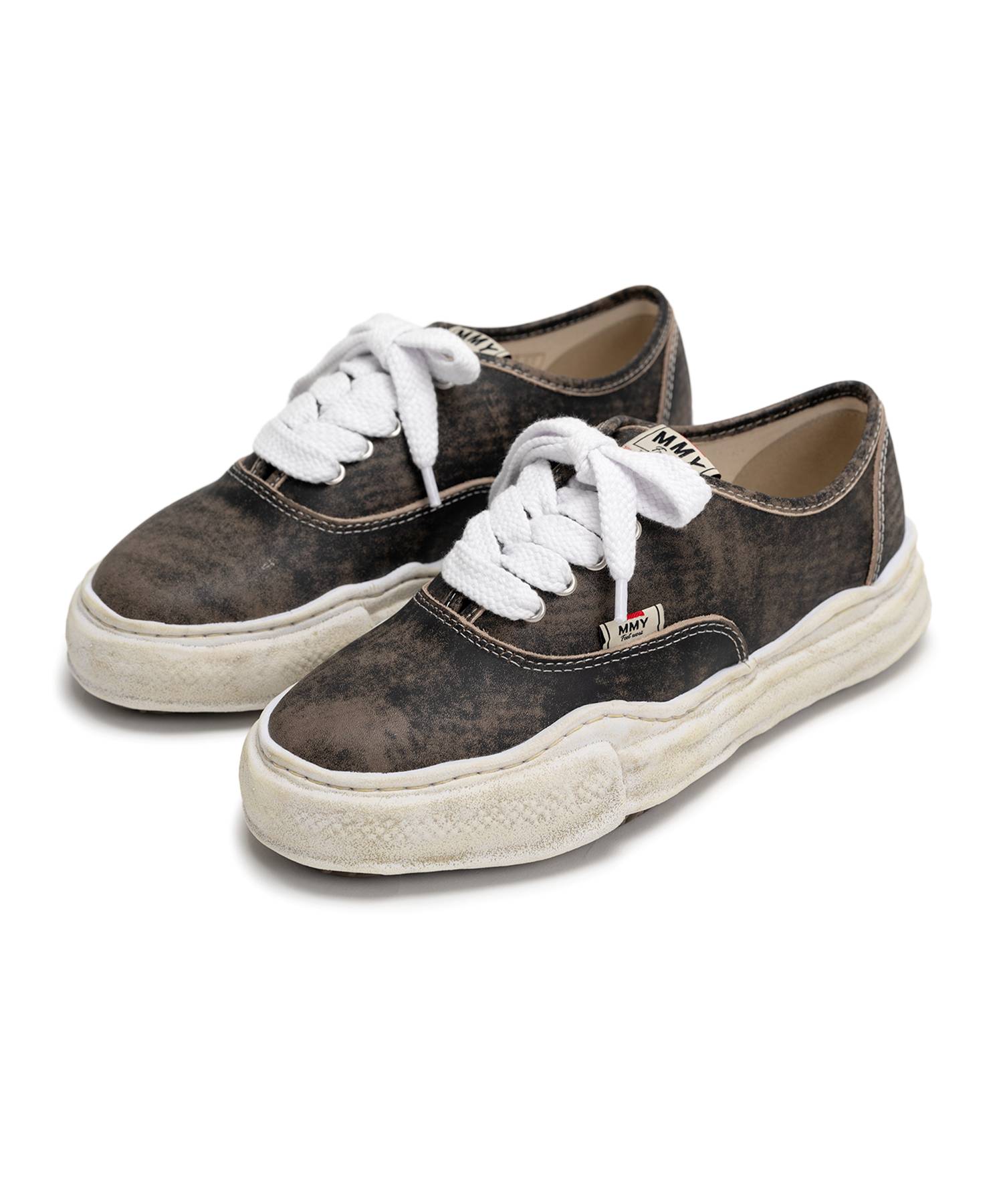【EXCLUSIVE EDITION】"BAKER" OG Sole Shaved Leather Low-top Sneaker