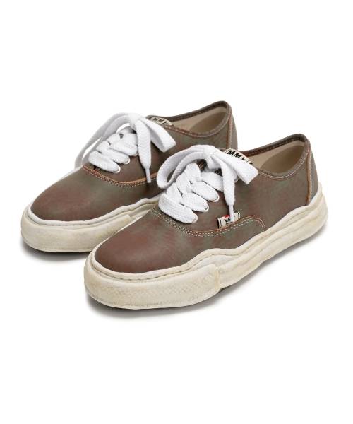 【EXCLUSIVE EDITION】"BAKER" OG Sole Shaved Leather Low-top Sneaker