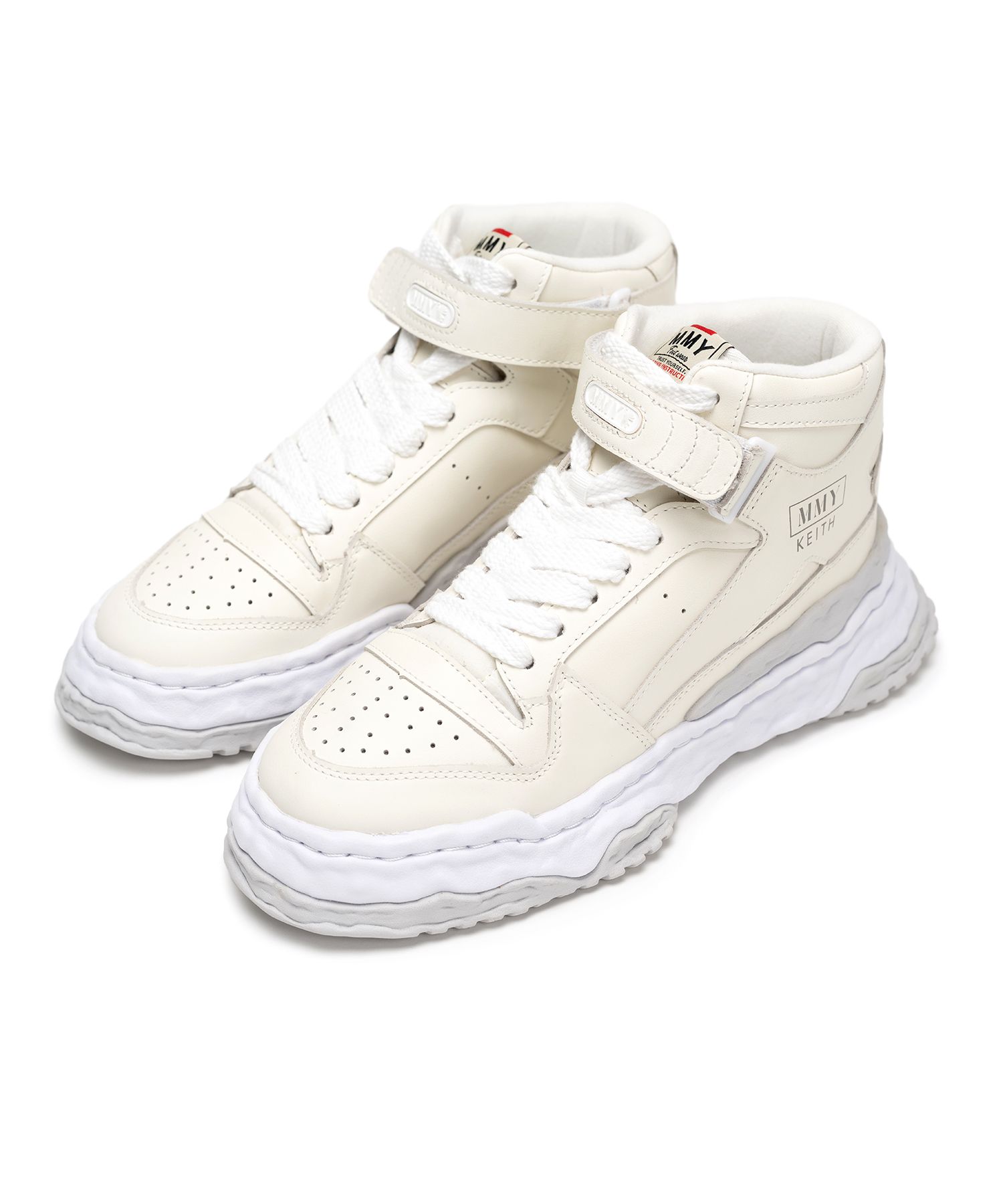 "KEITH" OG Sole Leather High-top Sneaker