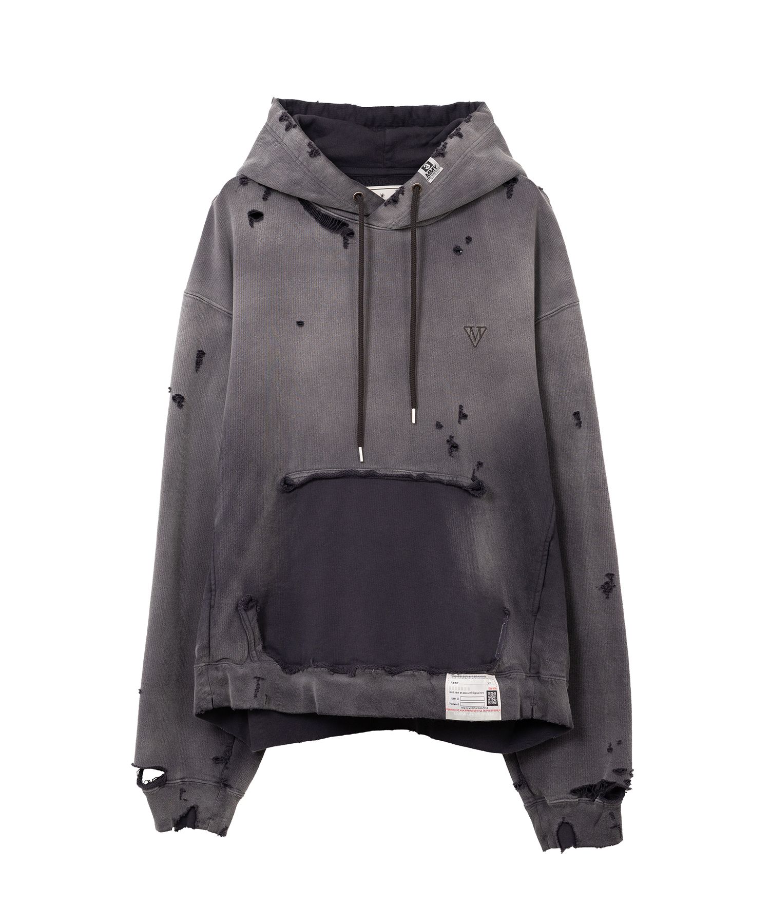 ミハラヤスヒロ　Super Big Sun-Faded Like Hoodie Maison MIHARA YASUHIRO ONLINE STORE（ミハラヤスヒロ