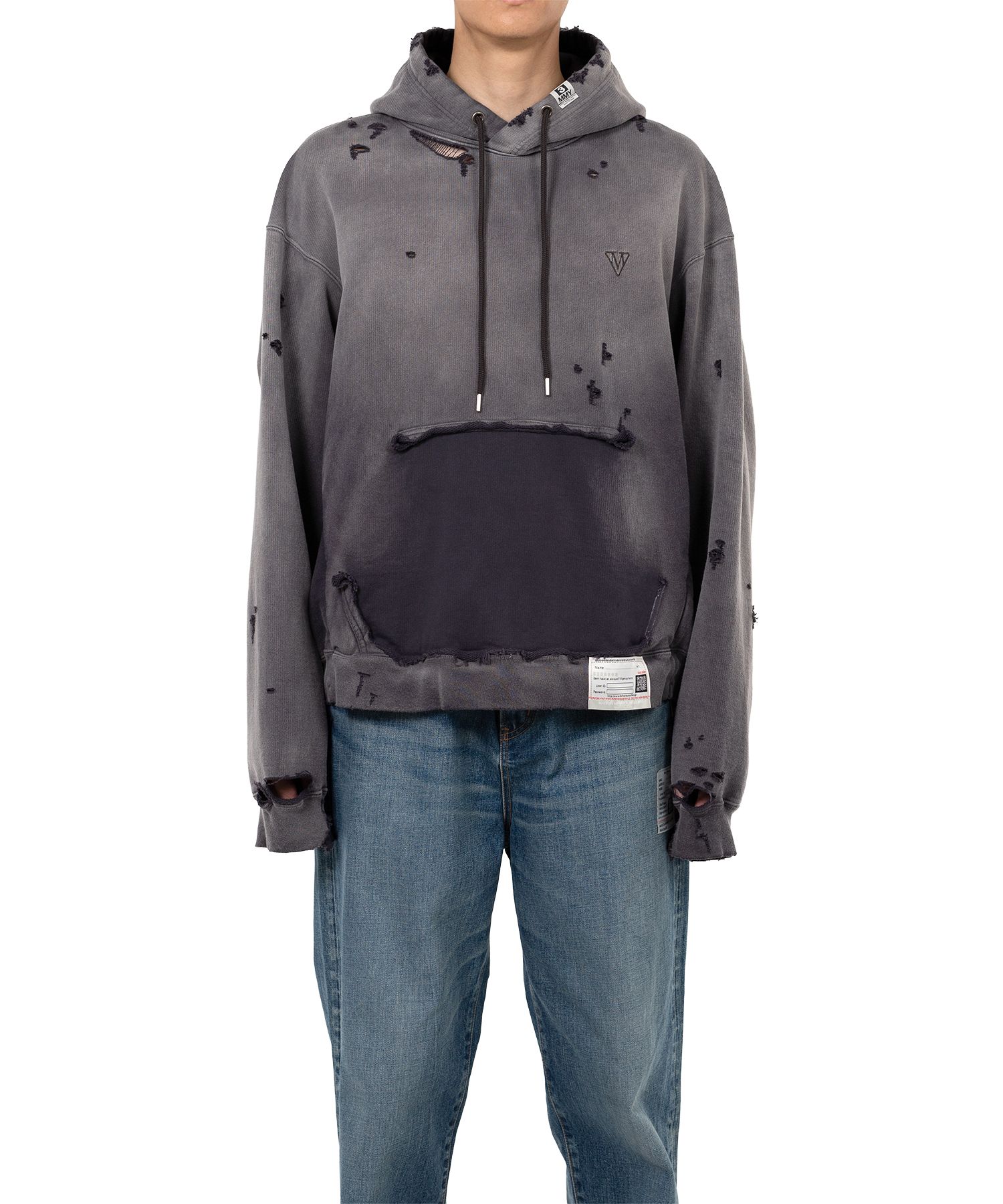 ミハラヤスヒロ　Super Big Sun-Faded Like Hoodie Maison MIHARA YASUHIRO ONLINE STORE（ミハラヤスヒロ