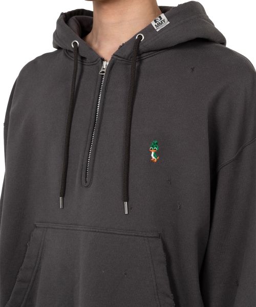 Triple Layered Half-zip Hoodie