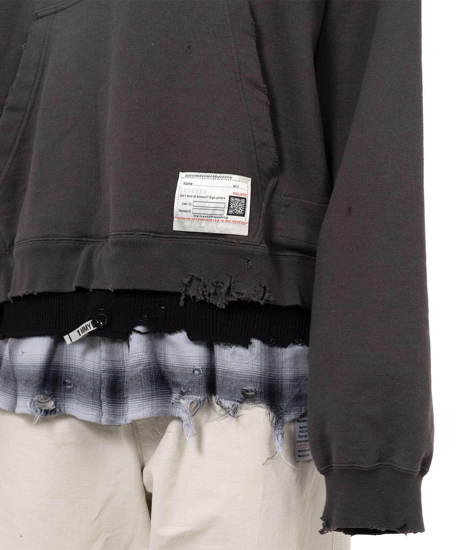 Triple Layered Half-zip Hoodie