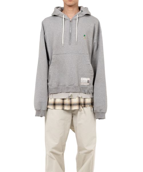 Triple Layered Half-zip Hoodie