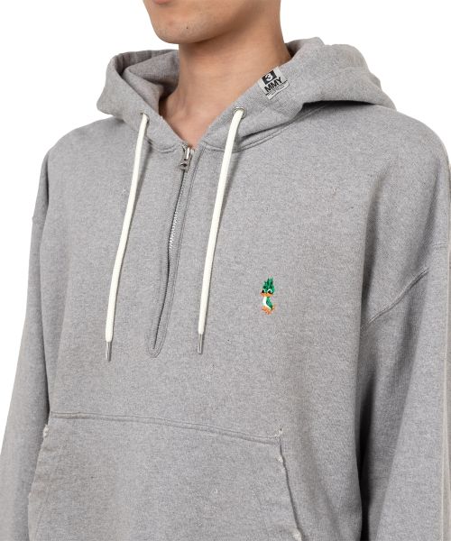 Triple Layered Half-zip Hoodie