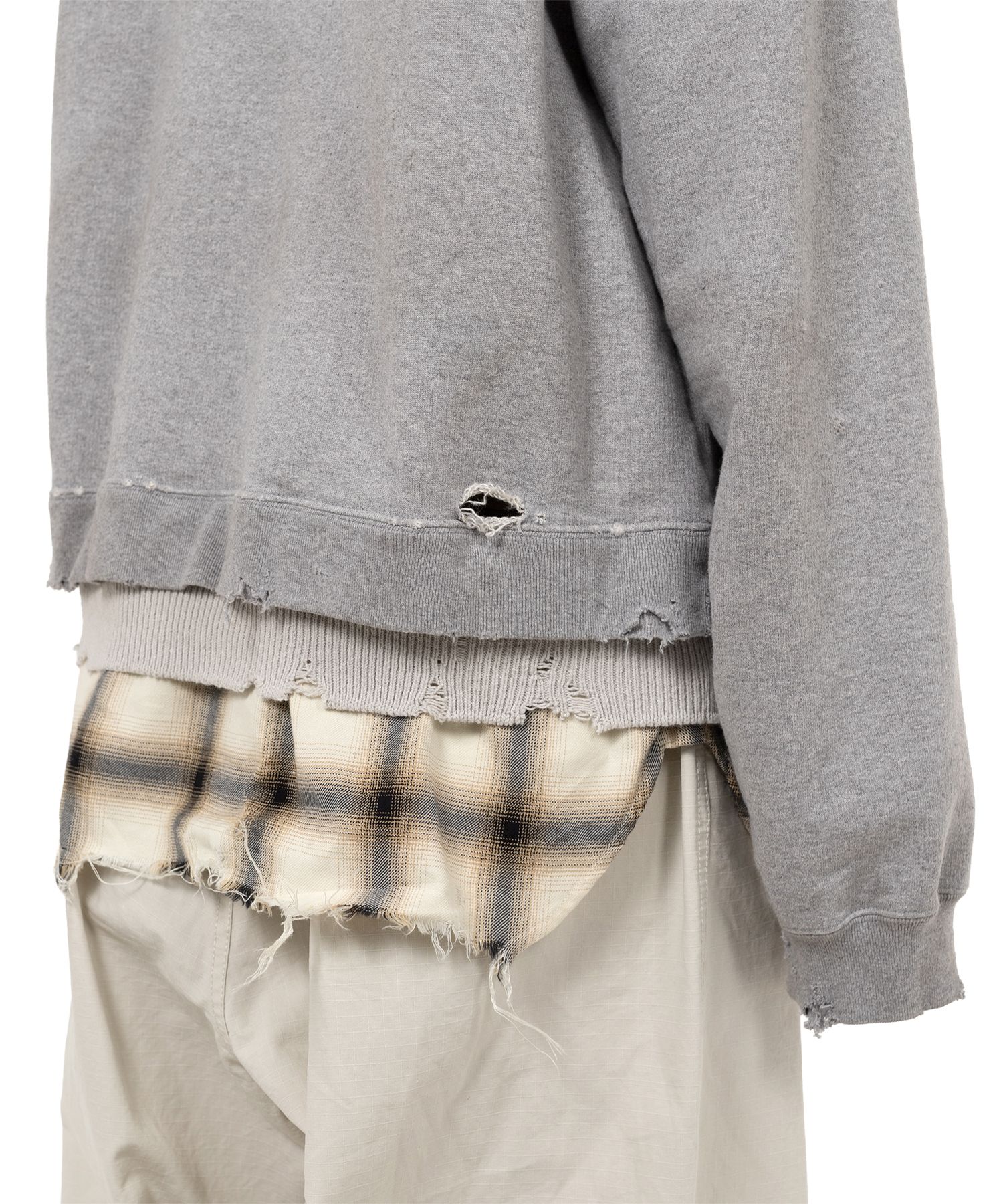 Triple Layered Half-zip Hoodie