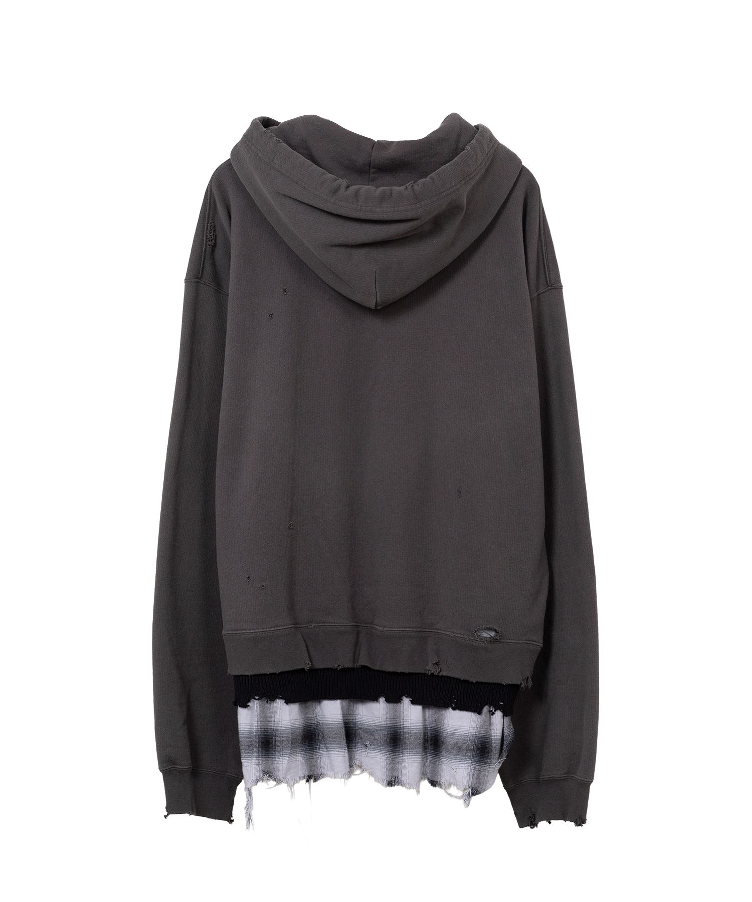 解体と再生! MIHARA YASUHIRO プルオーバーコンビフーディ 個性 Maison MIHARA YASUHIRO ONLINE STORE（メゾンミハラヤスヒロ