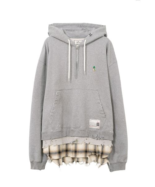 Triple Layered Half-zip Hoodie