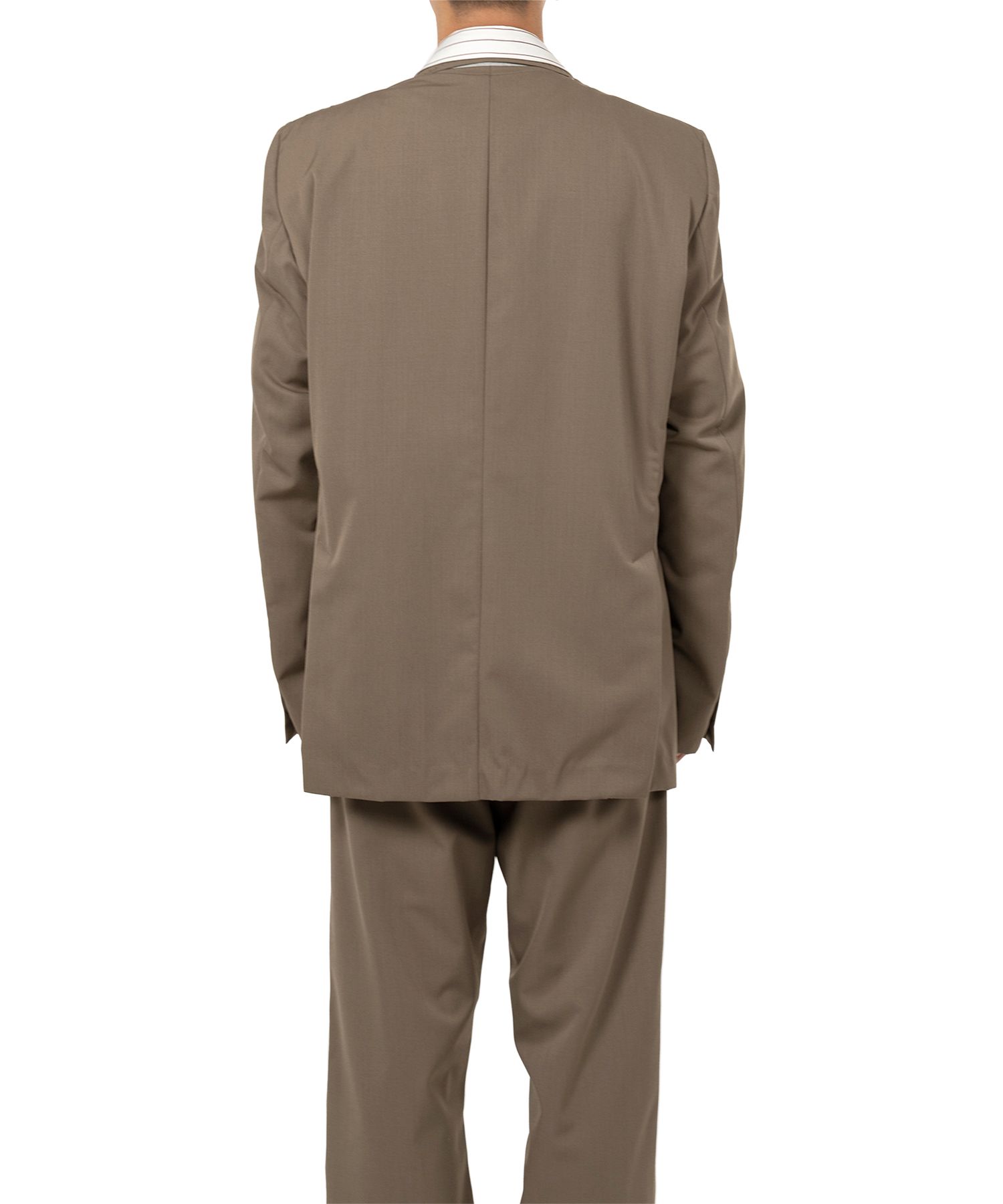 Mix Layered Wool Gabardine Jacket