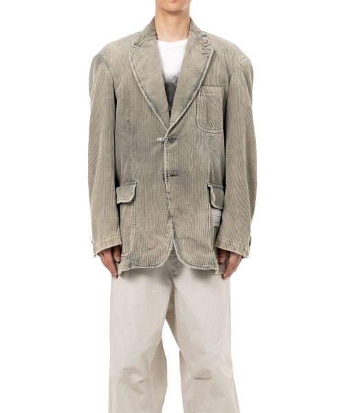 Distressed Corduroy Jacket