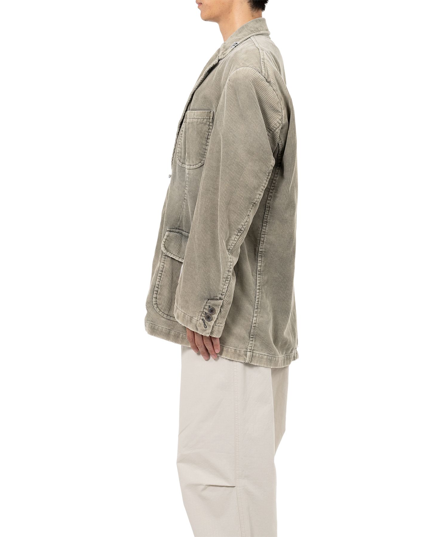 Distressed Corduroy Jacket