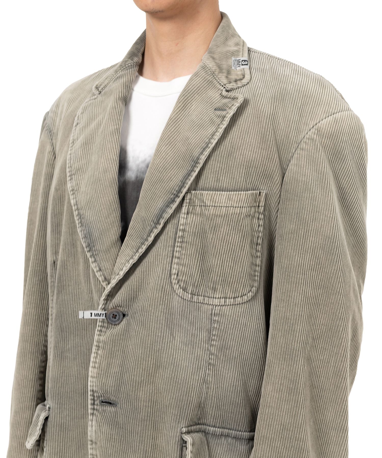 Distressed Corduroy Jacket