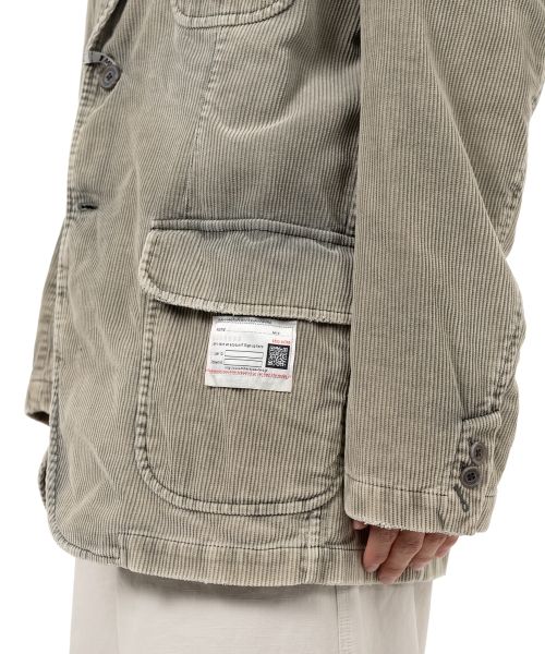 Distressed Corduroy Jacket