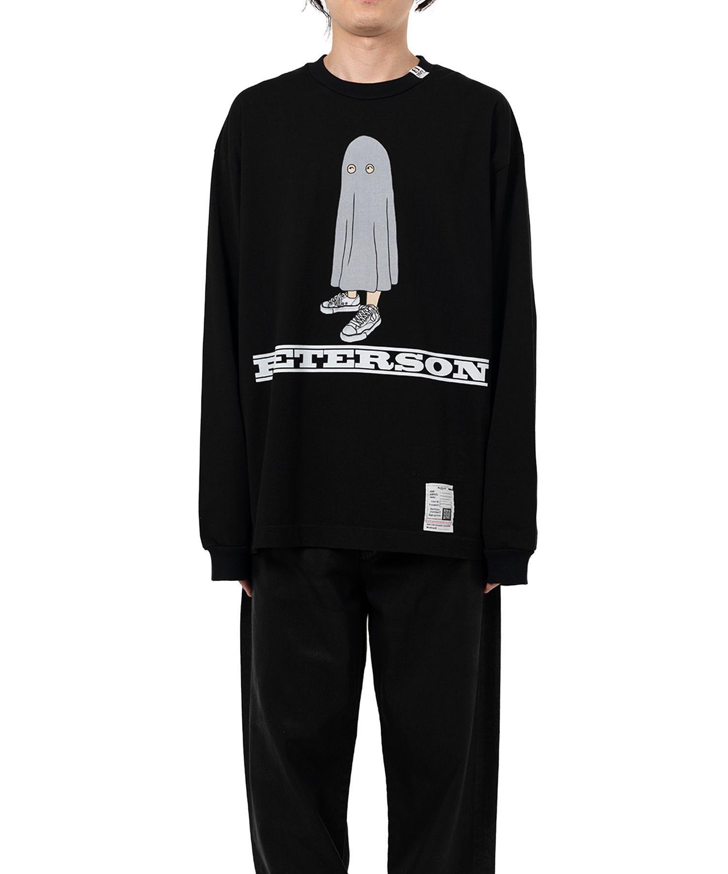 【値下 美品 ミハラヤスヒロ】ヘンリーネック アシンメトリーカットソー ネイビー 値下 美品 ミハラヤスヒロ】ヘンリーネック アシンメトリー