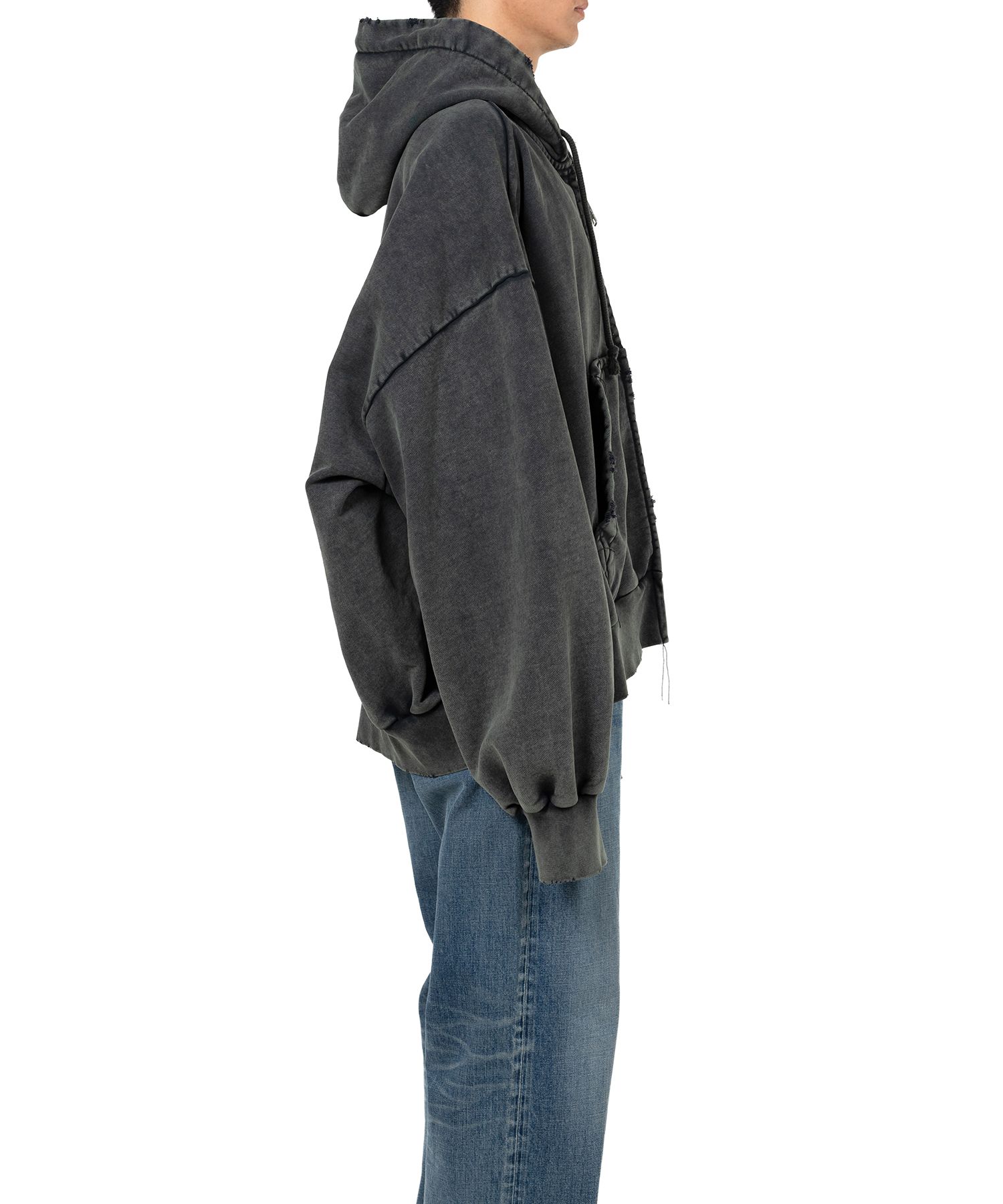 Amateur Sewn Like Zip-up Hoodie