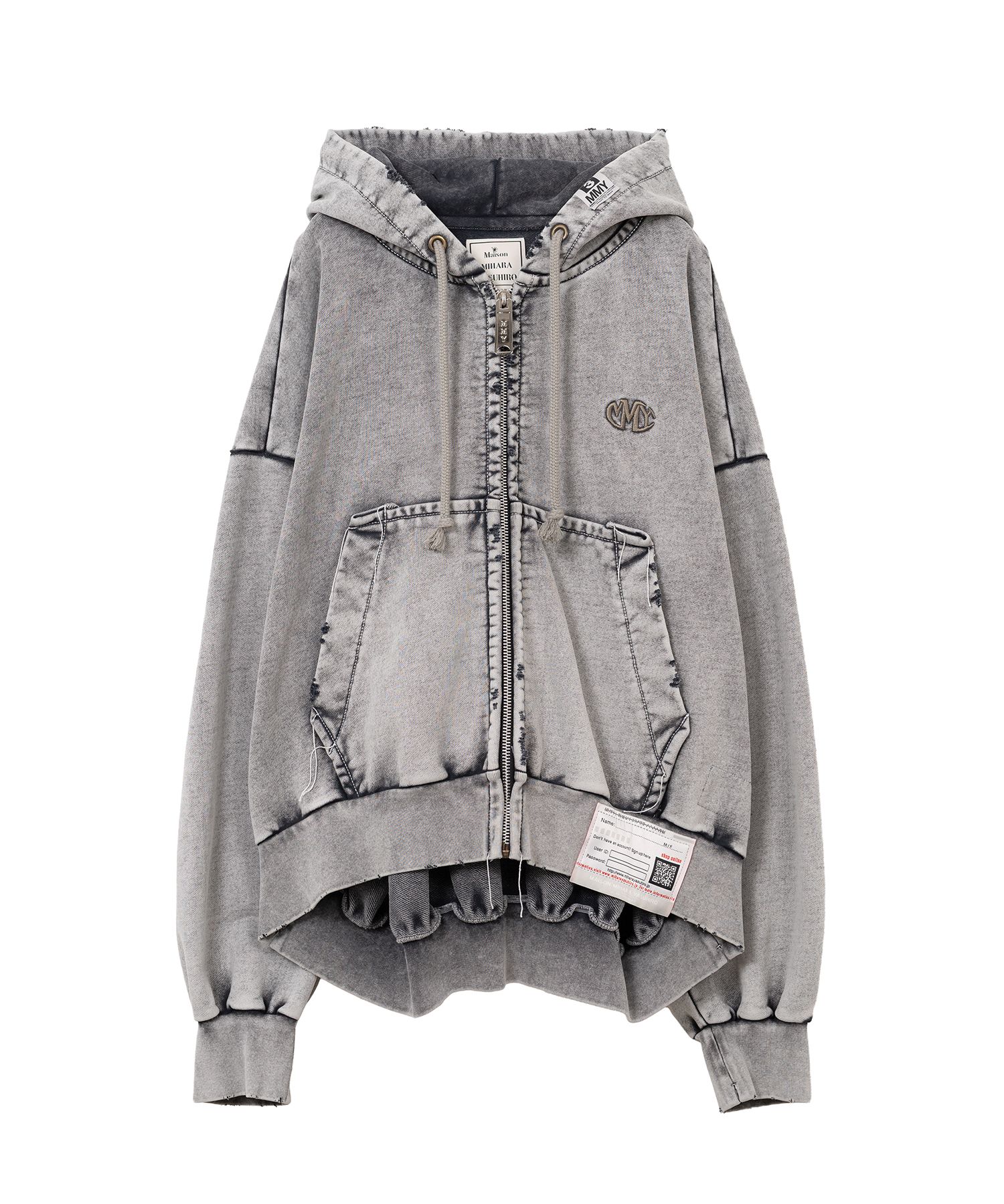 Amateur Sewn Like Zip-up Hoodie