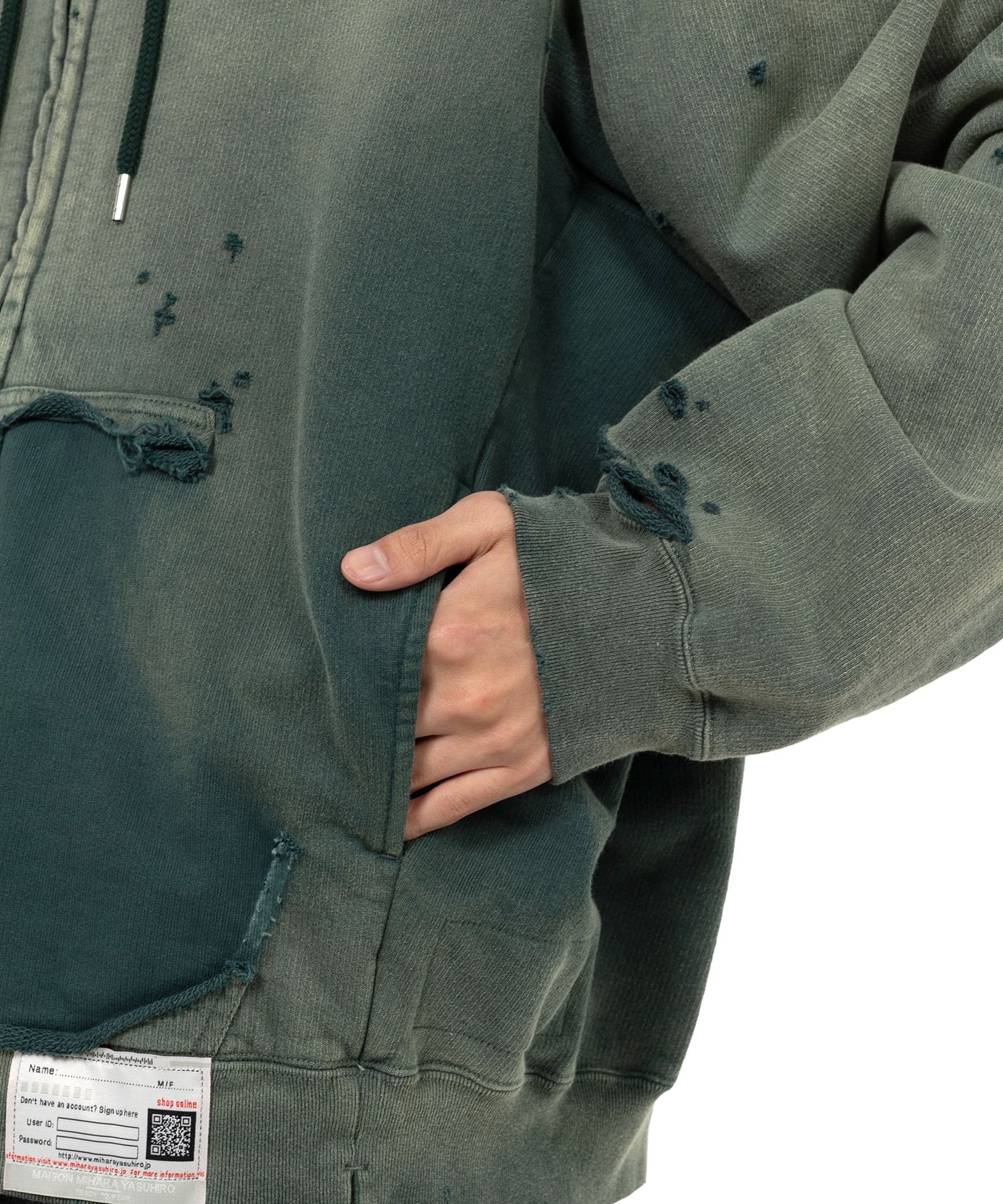 Sun Faded Like Zip-up Hoodie