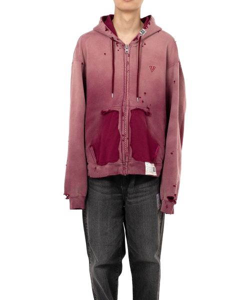 Sun Faded Like Zip-up Hoodie