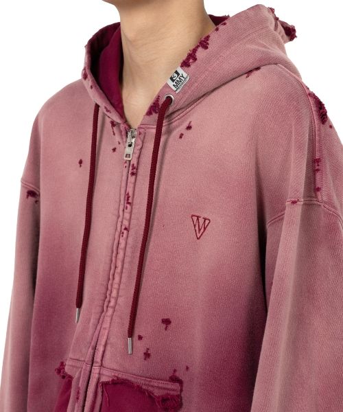 Sun Faded Like Zip-up Hoodie