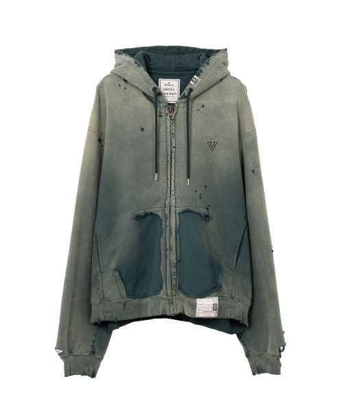 Sun Faded Like Zip-up Hoodie