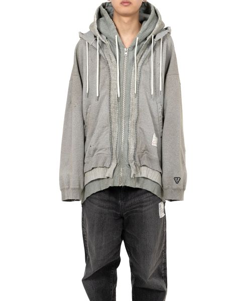 Triple Layered Zip-up Hoodie